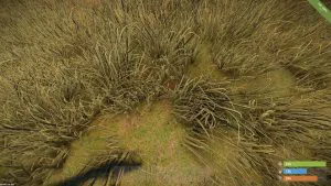 Grass displacement off