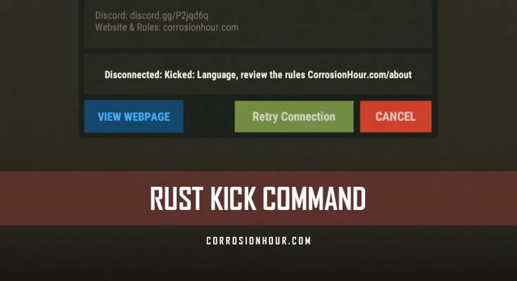 RUST Kick Command