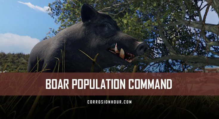 RUST Boar Population Command