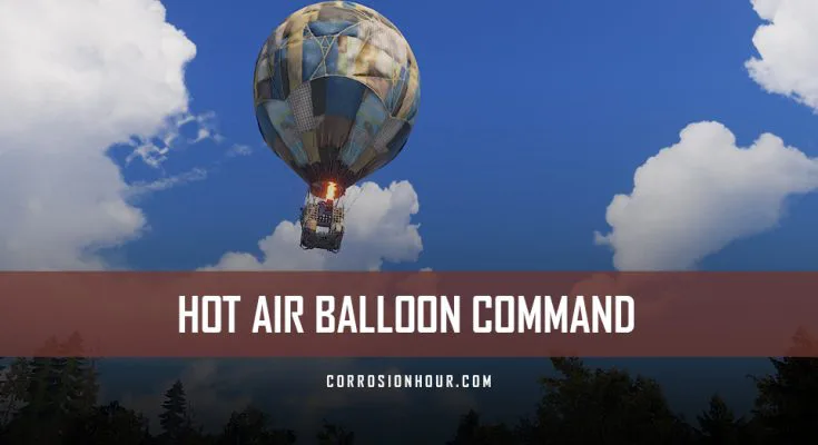 RUST Hot Air Balloon Command
