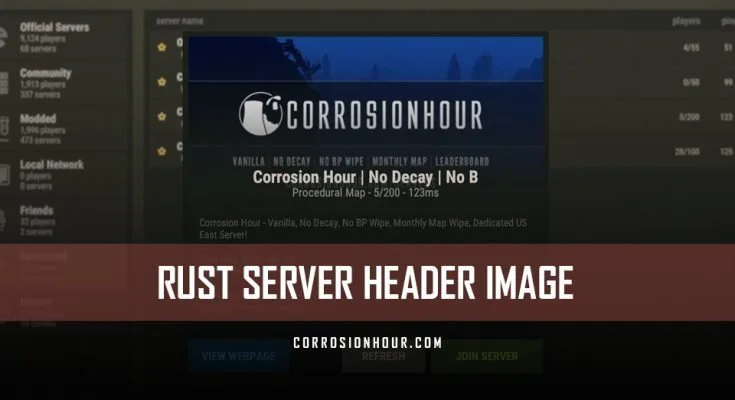 RUST Server Header Image