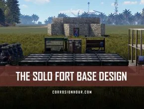 RUST Solo Fort Bunker Base Design