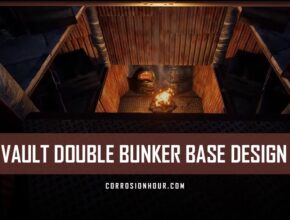RUST Vault Double Bunker Base Design 2019