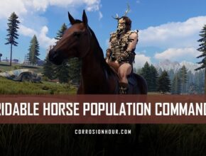 RUST Ridable Horse Population Command