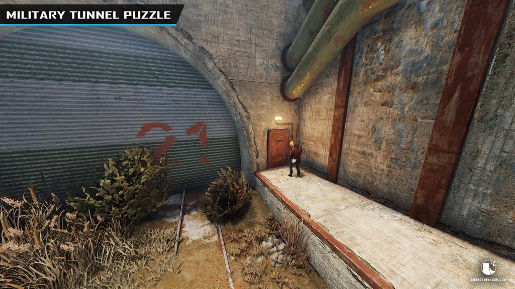 RUST Military Tunnel Puzzle Step 1