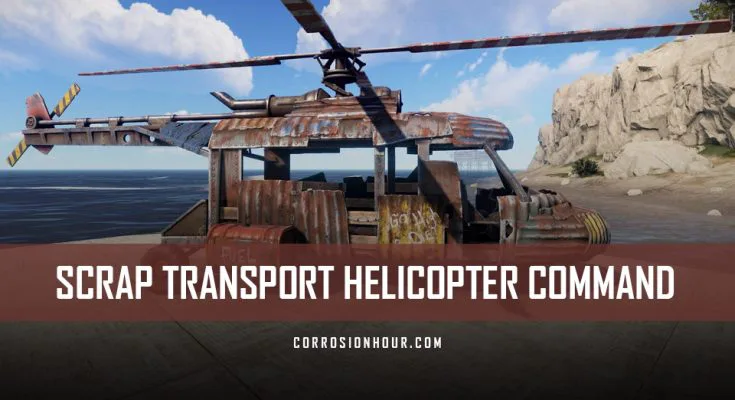 RUST Scrap Transport Helicopter Command