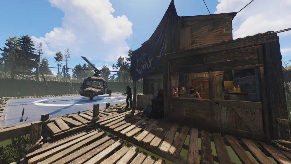 RUST Air Wolf Shop Front