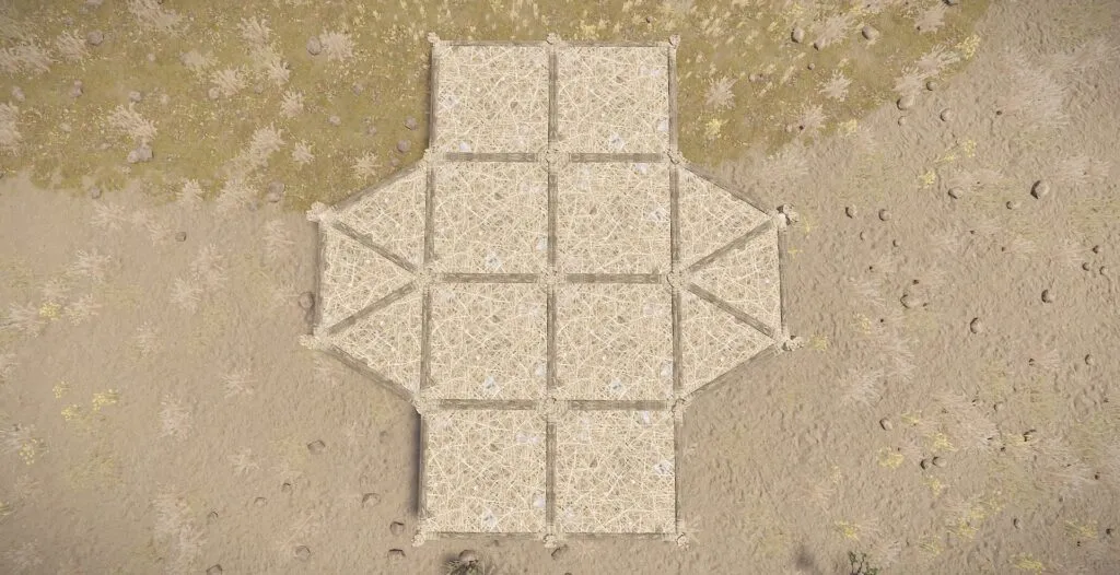 RUST Module Car Garage Footprint
