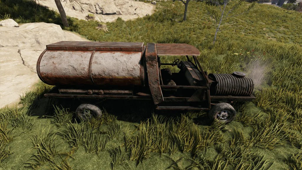 Modular Car on the Side of a Road
