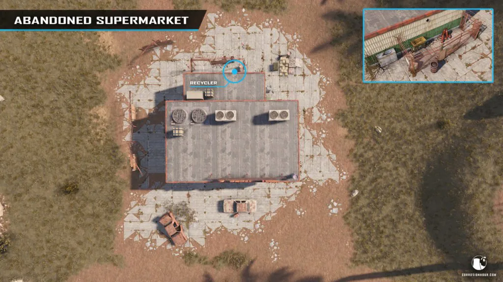 RUST Abandoned Supermarket Overview