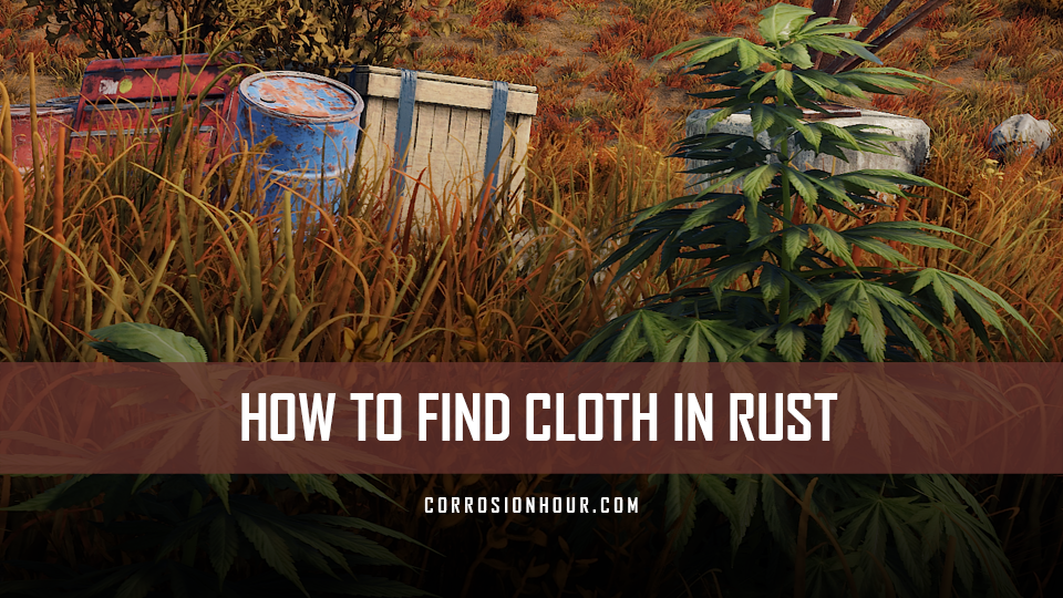 how to find cloth in rust