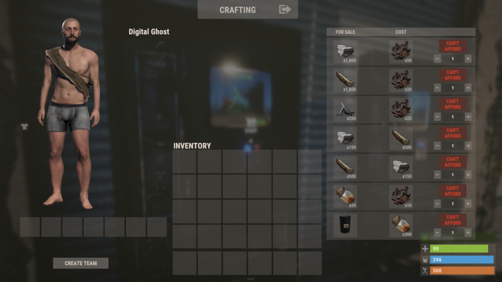 Purchasing stone from the Outpost