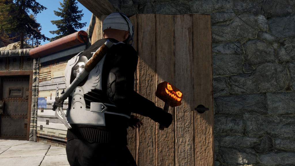 Creative Garage Door Rust Explosive Ammo for Small Space