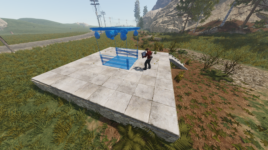 Set up elevators in RUST