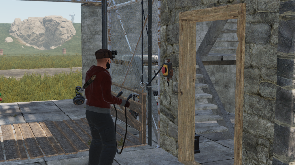 Call switch for RUST elevator