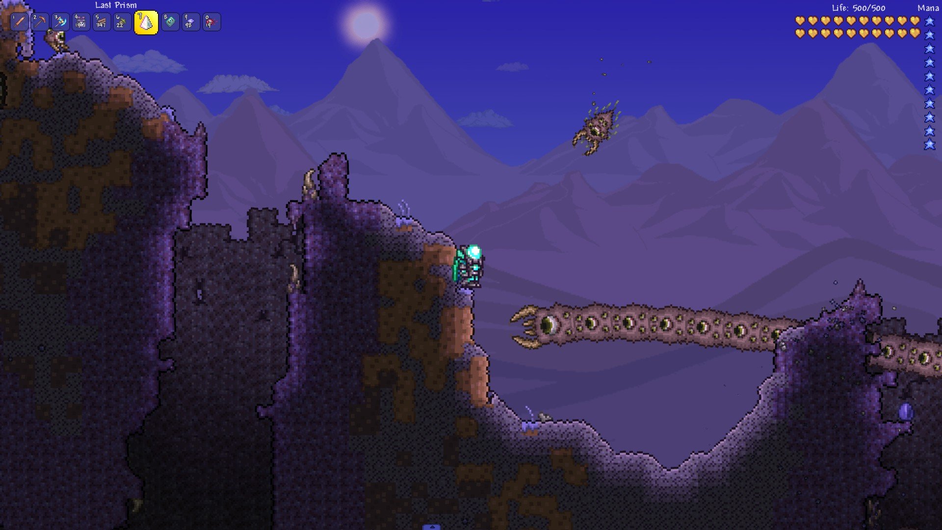 terraria eater of worlds wallpaper