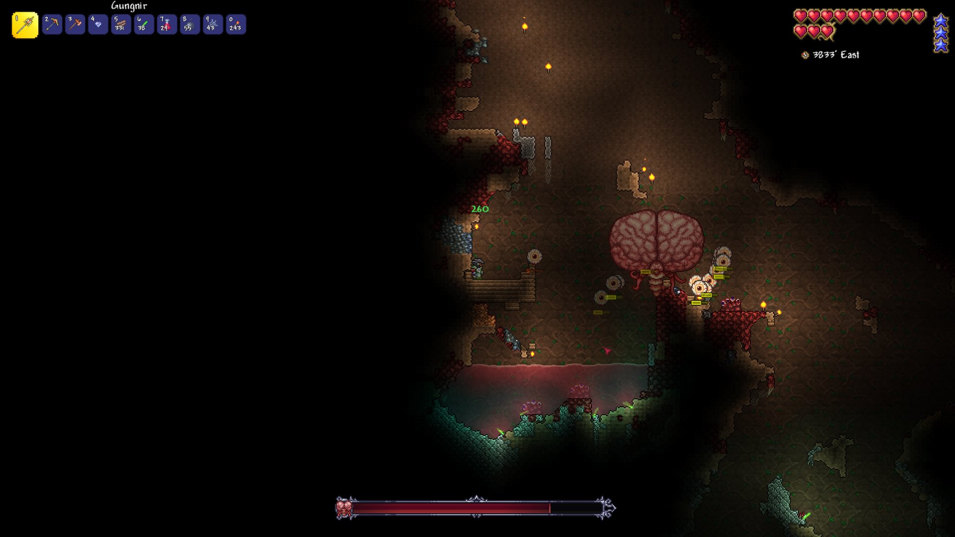 Brain of Cthulhu in Terraria