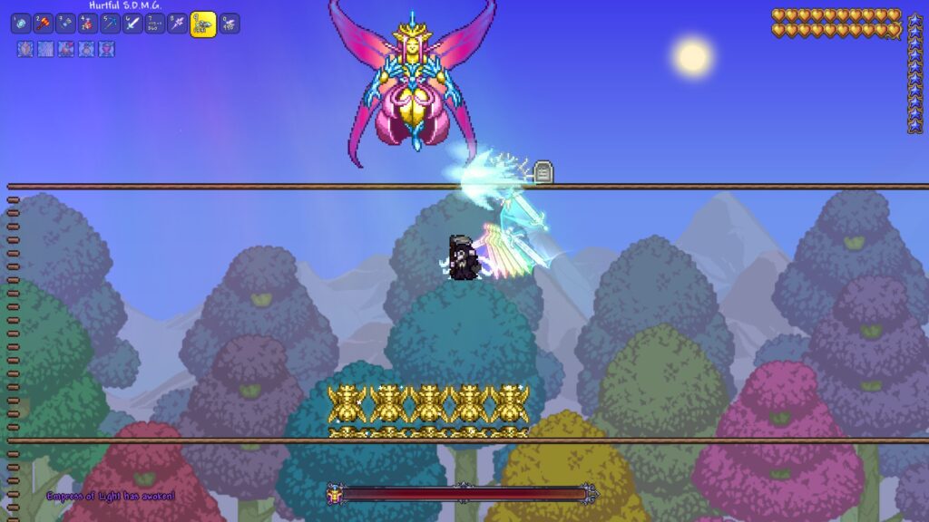 Encountering the Empress of Light Boss