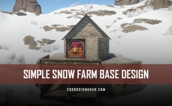 RUST Simple Snow Farm Base Design