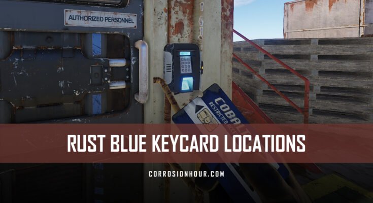 RUST Blue Keycard Locations