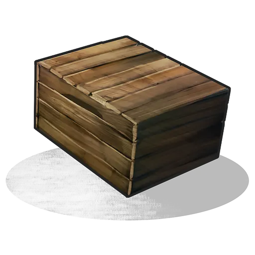 image of rust item Wood Storage Box