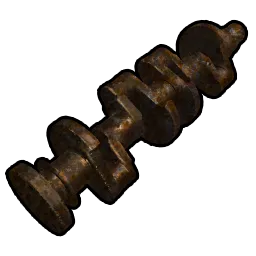 image of rust item Low Quality Crankshaft