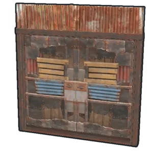 RUST Metal Double Door