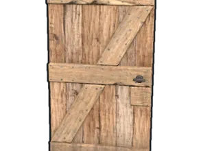 RUST Wooden Door