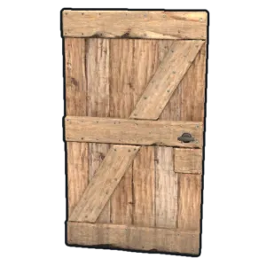 RUST Wooden Door