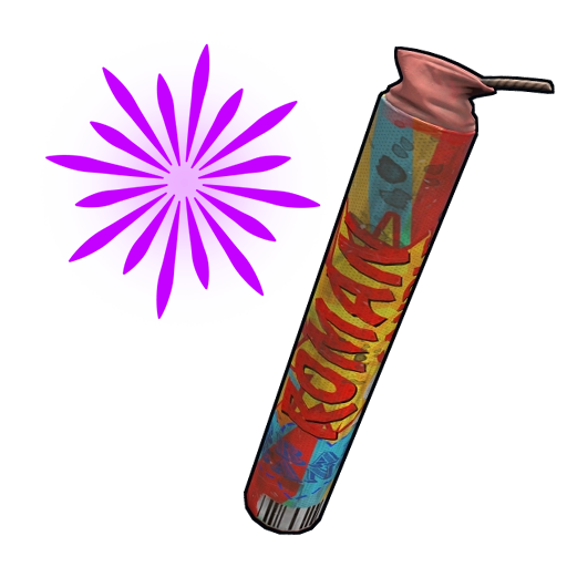 image of rust item Violet Roman Candle