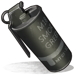 Rust smoke grenade