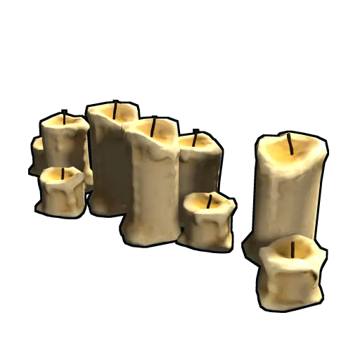 image of rust item Large Candle Set