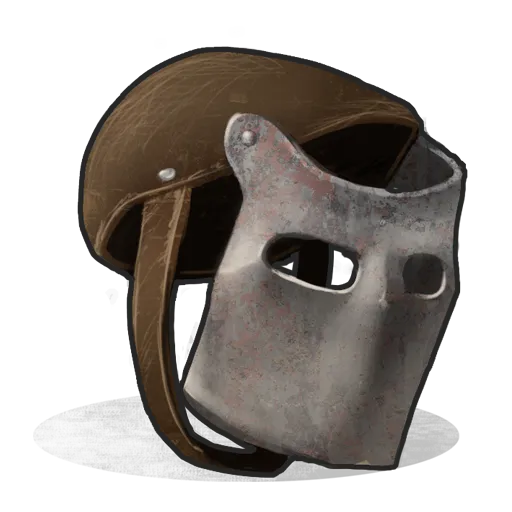 image of rust item Metal Facemask