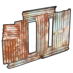 RUST Metal Vertical Embrasure