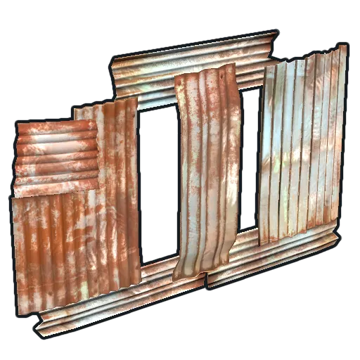 image of rust item Metal Vertical Embrasure
