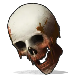 RUST Human Skull