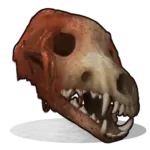 RUST Wolf Skull Item