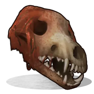 RUST Wolf Skull Item