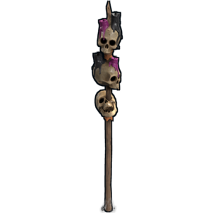 RUST Skull spikes with candles