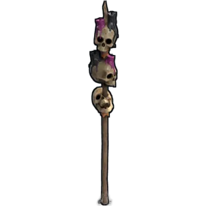 RUST Skull spikes with candles