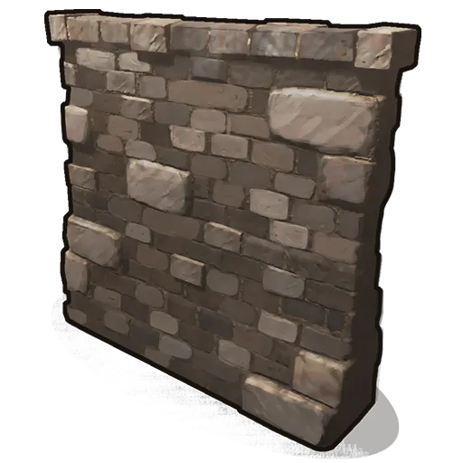 image of rust item High External Stone Wall