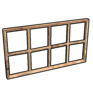 RUST Wood Window Bars