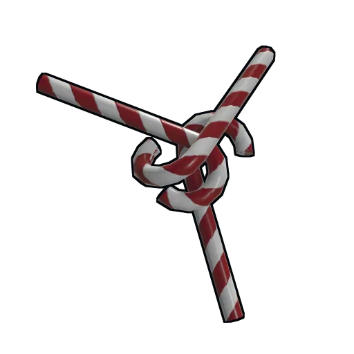 image of rust item Decorative Plastic Candy Canes