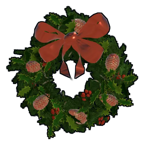 image of rust item Christmas Door Wreath
