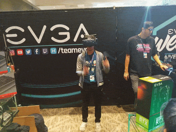 Gamer Experiencing Virtual Reality