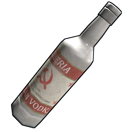 image of rust item Vodka Bottle