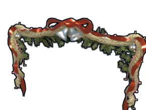 RUST Festive Double Doorway Garland