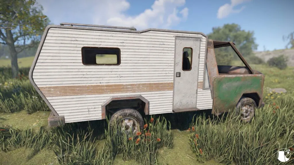 Rust camper module with full health