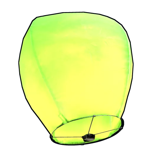 image of rust item Sky Lantern – Green