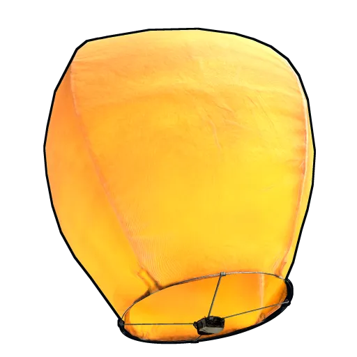 image of rust item Sky Lantern – Orange
